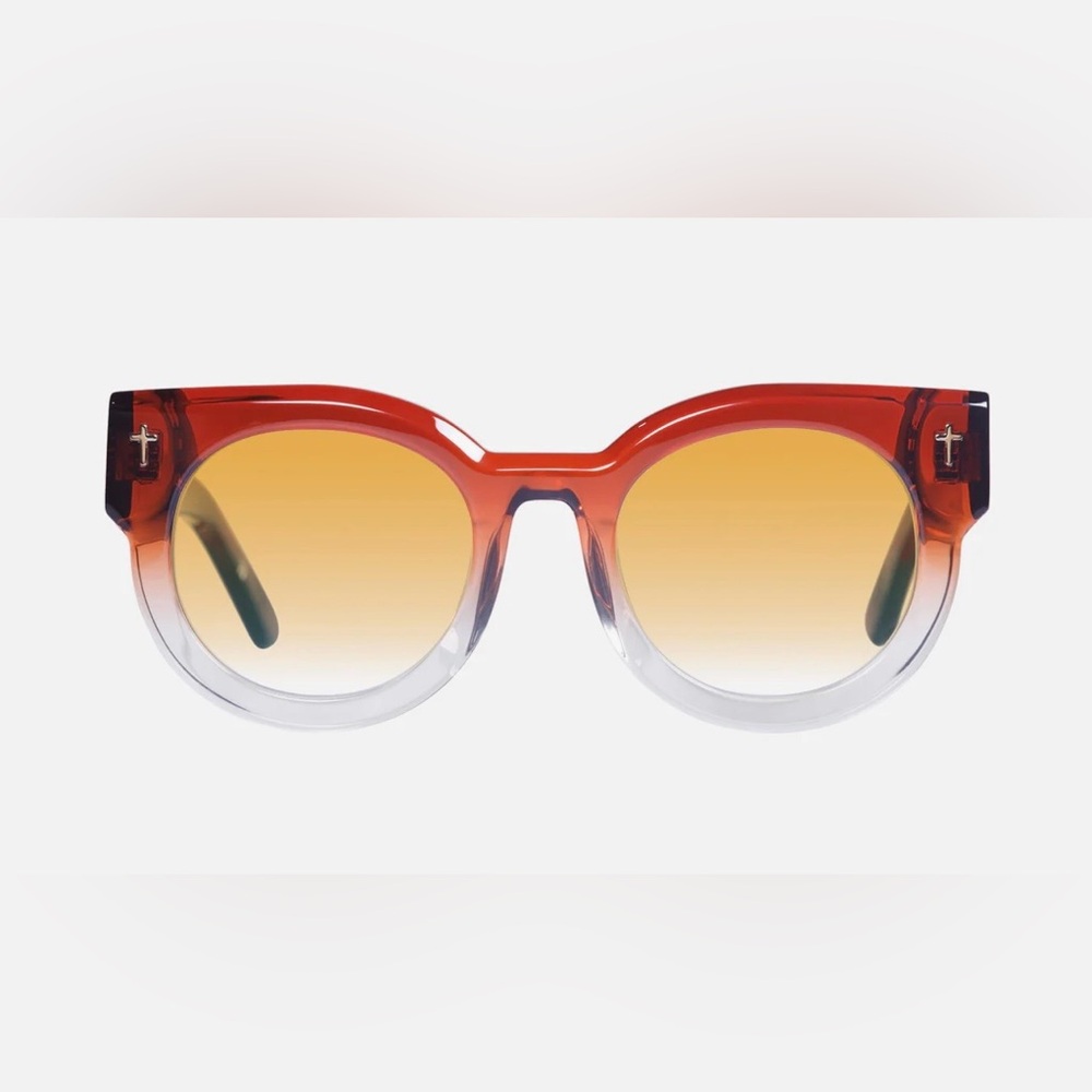 Valley Eyewear A Coffin Club burnt orange gradient sunglasses